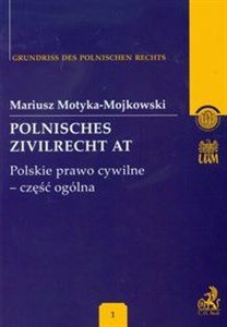 Picture of Polnisches Zivilrecht AT 1 Polskie prawo cywilne część ogólna