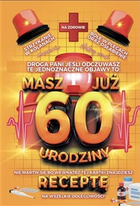 Picture of Karnet Urodzinowy z receptą 60