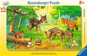 Obrazek Puzzle ramkowe 15 Zwierzęta z lasu