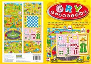 Picture of Gry planszowe Grzybobranie. Marchewkowe pole. Żużel. Warcaby. Leśne wróżki. Droga do zamku. Wyścigi. Chińczyk
