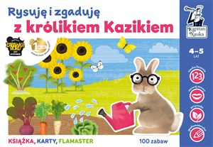 Picture of Kapitan Nauka Rysuję i zgaduję z królikiem Kazikiem