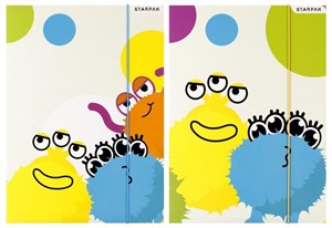Picture of Teczka z gumką A4 Monsters