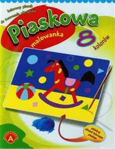 Obrazek Piaskowa malowanka mini konik