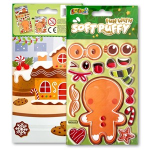 Obrazek Naklejki puffy Fun with Gingerbread
