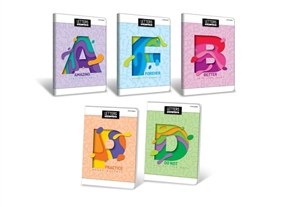 Obrazek Bruilion A5/96K kratka Letters (5szt)