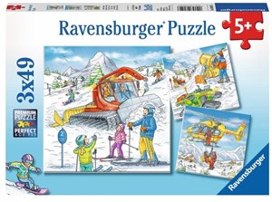 Picture of Puzzle 3x49 Śnieżna przygoda