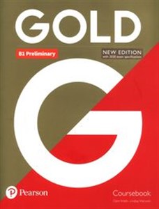 Obrazek Gold B1 Preliminary New Edition Coursebook