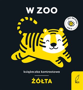 Obrazek Oko malucha W zoo Książeczka kontrastowa żółta