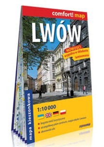 Picture of Lwów kieszonkowy laminowany plan miasta 1:10 000 comfort! map