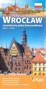 Picture of Plan kieszonkowy rys.-Wrocław 1:16 500 w.2019