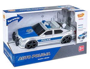 Obrazek Auto policja światło dźwięk