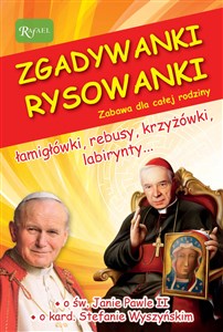Obrazek Zgadywanki Rysowanki Zabawa dla całej rodziny św. Jan Paweł II i kardynał Stefan Wyszyński