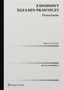 Picture of Zawodowy egzamin prawniczy Prawo karne