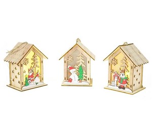 Picture of Lampka ledowa z motywem świątecznym MIX