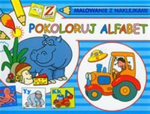 Picture of Pokoloruj alfabet Malowanie z naklejkami