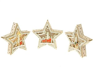 Picture of Lampka ledowa z motywem świątecznym MIX