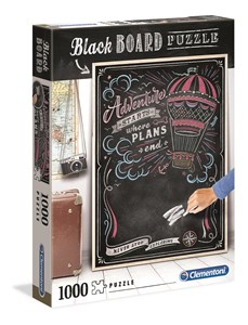 Obrazek Puzzle Black Board Travel 1000