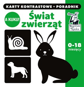 Obrazek A kuku! Świat Zwierząt Karty kontrastowe + poradnik