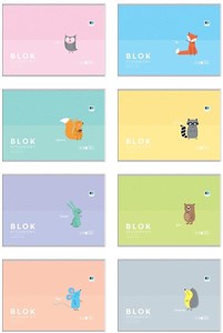Obrazek Blok rysunkowy A4/20K B&B Kids Pastel (10szt)