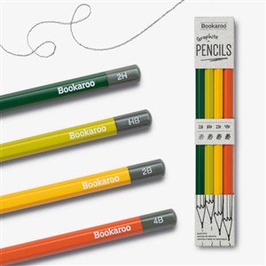 Obrazek Ołówki Bookaroo zielone 4 szt.