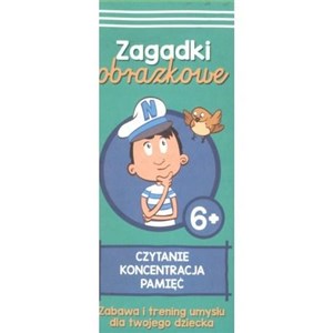 Obrazek Kapitan Nauka Zagadki obrazkowe. Czytanie...