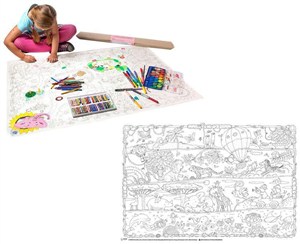 Obrazek Kolorowanka podłogowa XXL safari