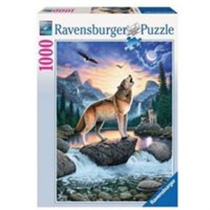 Obrazek Puzzle 1000 Wyjący wilk
