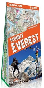 Picture of Mount Everest laminowana mapa trekkingowa Skala: 1:30 000; 1:100 000; 1:110 000