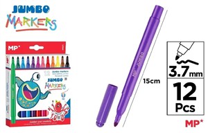 Obrazek Flamastry Jumbo 12 kolorów