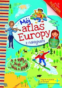 Obrazek Mój atlas Europy z naklejkami