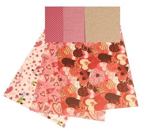 Obrazek Karton obustronny 300g 24x34cm 3 ark MIX