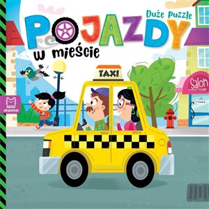 Obrazek Pojazdy w mieście Duże puzzle
