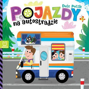 Obrazek Pojazdy na autostradzie Duże puzzle