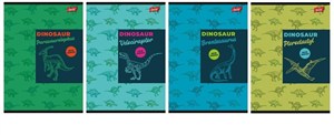 Picture of Zeszyt A5/16K linia podwójna - Dinosaur, 15szt