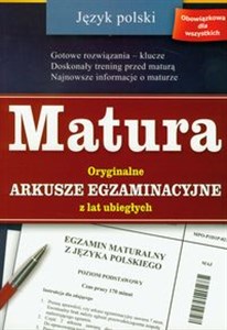 Picture of Matura Język polski Oryginalne arkusze egzaminacyjne z lat ubiegłych