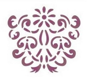 Picture of Szablon zmywalny ornament 12x15cm 0,5mm