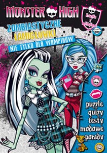 Obrazek Monster High Zombiastyczne łamigłówki książka z naklejkami