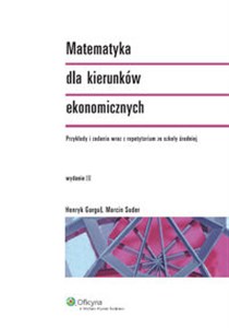 Picture of Matematyka dla kierunków ekonomicznych