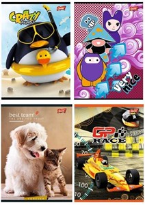 Picture of Notatnik A7/50K kratka MIX (30szt)