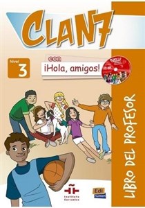 Obrazek Clan 7 con Hola amigos 3 Przewodnik metodyczny + CD
