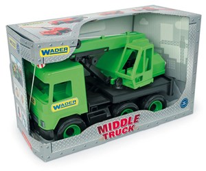 Obrazek Middle Truck Dźwig zielony w kartonie