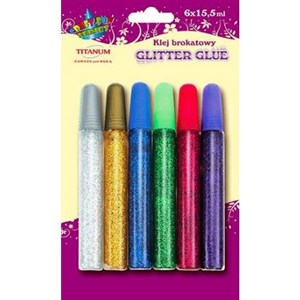 Obrazek Klej z brokatem 6 sztuk na blistrze 263961