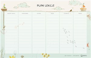 Obrazek Plan lekcji na ścianę Podwodna Wyprawa
