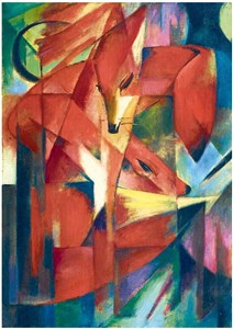 Obrazek Puzzle Czerwone lisy Franz Marc 1000