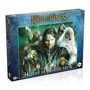 Obrazek Puzzle 1000 Lord of the rings Heroes of Middlearth
