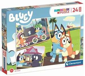 Obrazek Puzzle 24 Maxi Superkolor Bluey