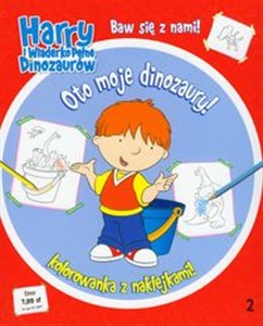 Picture of Harry i wiaderko pełne dinozaurów Oto moje dinozaury