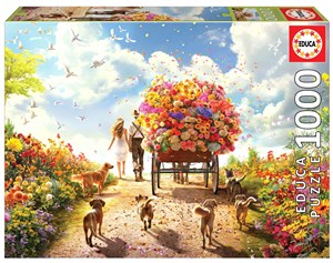 Picture of Puzzle 1000 Kwiecisty spacer 112790