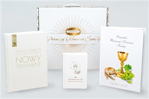 Obrazek Pakiet komunijny Nowy Testament / Pamiątka Pierwszej Komunii Świętej / Modlitewnik