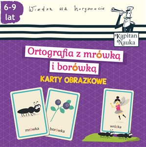 Picture of Karty obrazkowe Ortografia z mrówką i borówką 6-9 lat